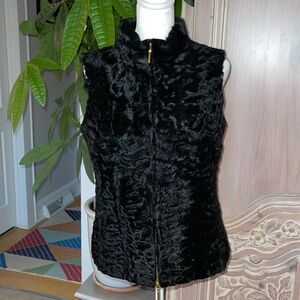anne dee goldin New York Persian Lamb Fur Vest
